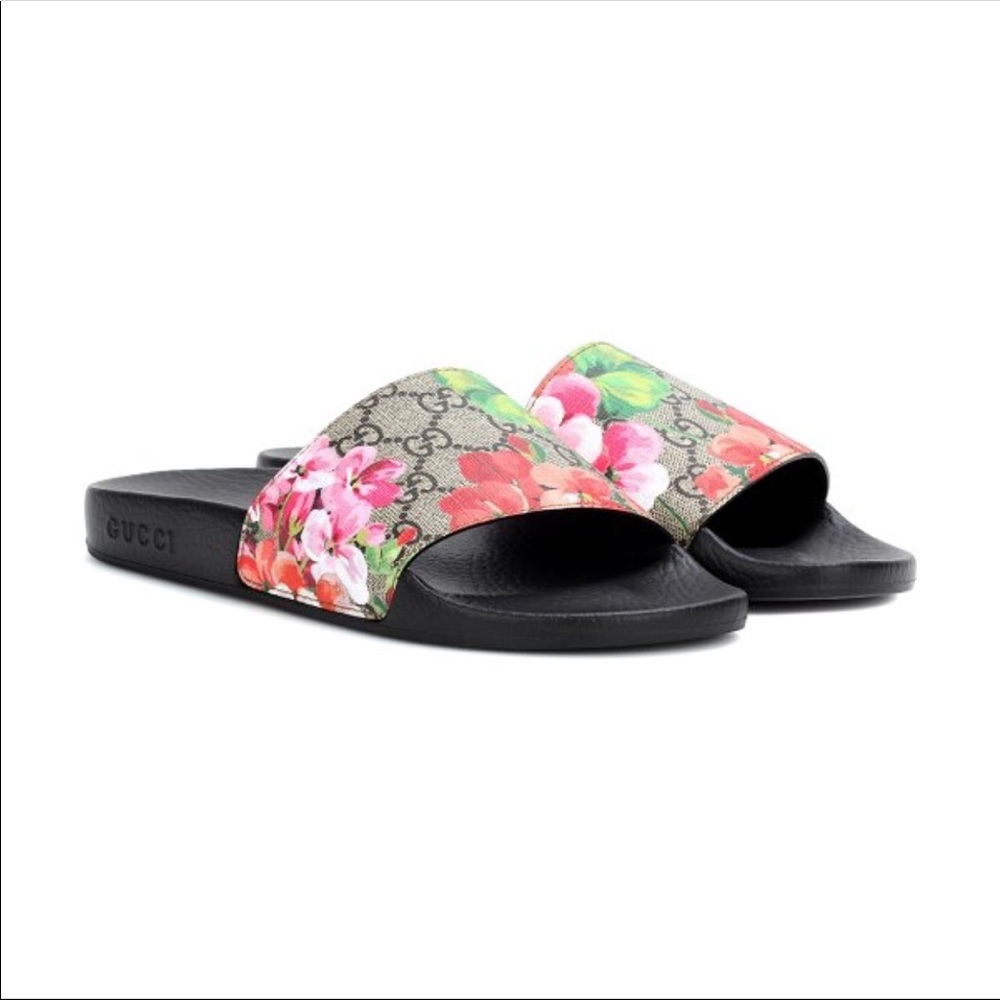 GG Blooms Supreme slide sandal